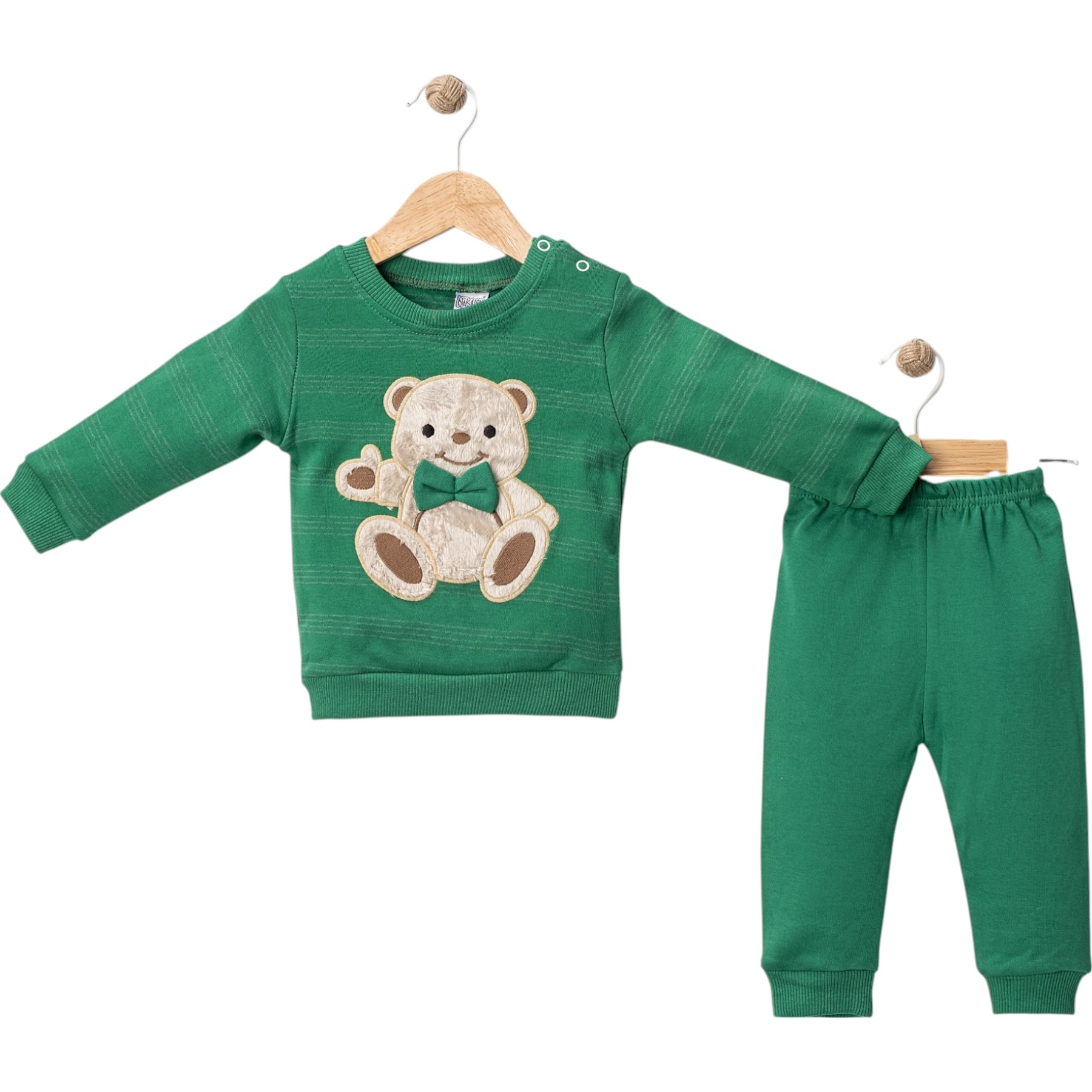 Erkek Ayıcıklı Yeşil Takım