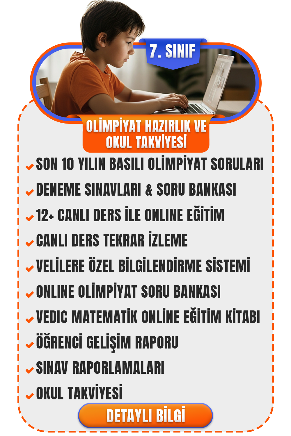 7. SINIF OLİMPİYAT HAZIRLIK VE OKUL TAKVİYESİ