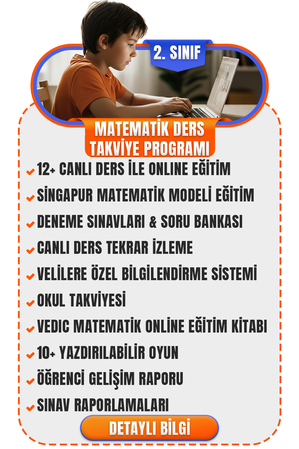 2. SINIF MATEMATİK DERS TAKVİYE PROGRAMI