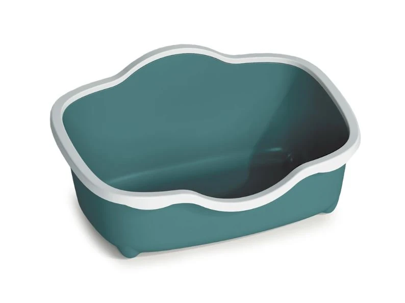 Stefanplast Tres Chic Beyaz / Yeşil Açık Kedi Tuvaleti 56*38,5*26