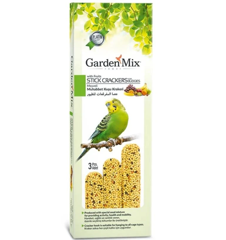 Garden Mix Meyveli Muhabbet Kuşu Krakeri
