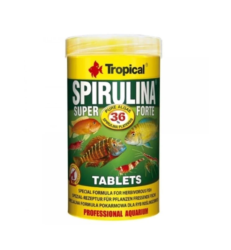 Tropical Spirulina Süper Forte Tablet Yoğun Spirulina İçerikli Tablet Balık Yemi 36 gr