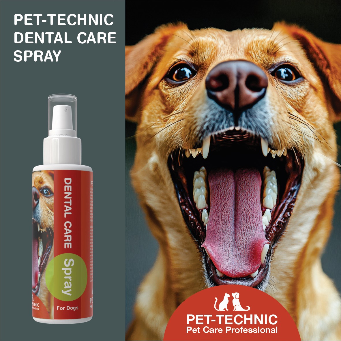 Pet-Technic Dental Care Spray 100 ml - Köpek Ağız ve Diş Bakım Spreyi | Koku Giderici