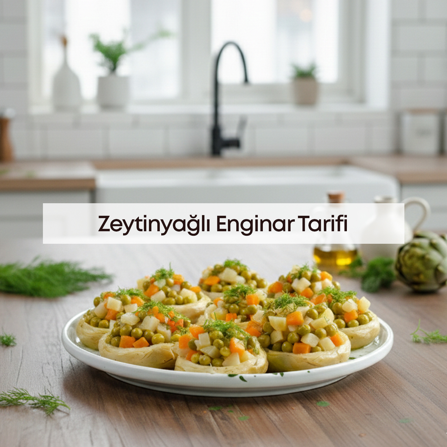 Sart Olive Erken Hasat Soğuk Sıkım Zeytinyağı ile Geleneksel Zeytinyağlı Enginar Tarifi