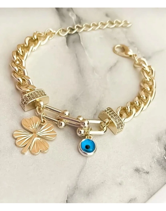 14K Yonca Nazar Bileklik