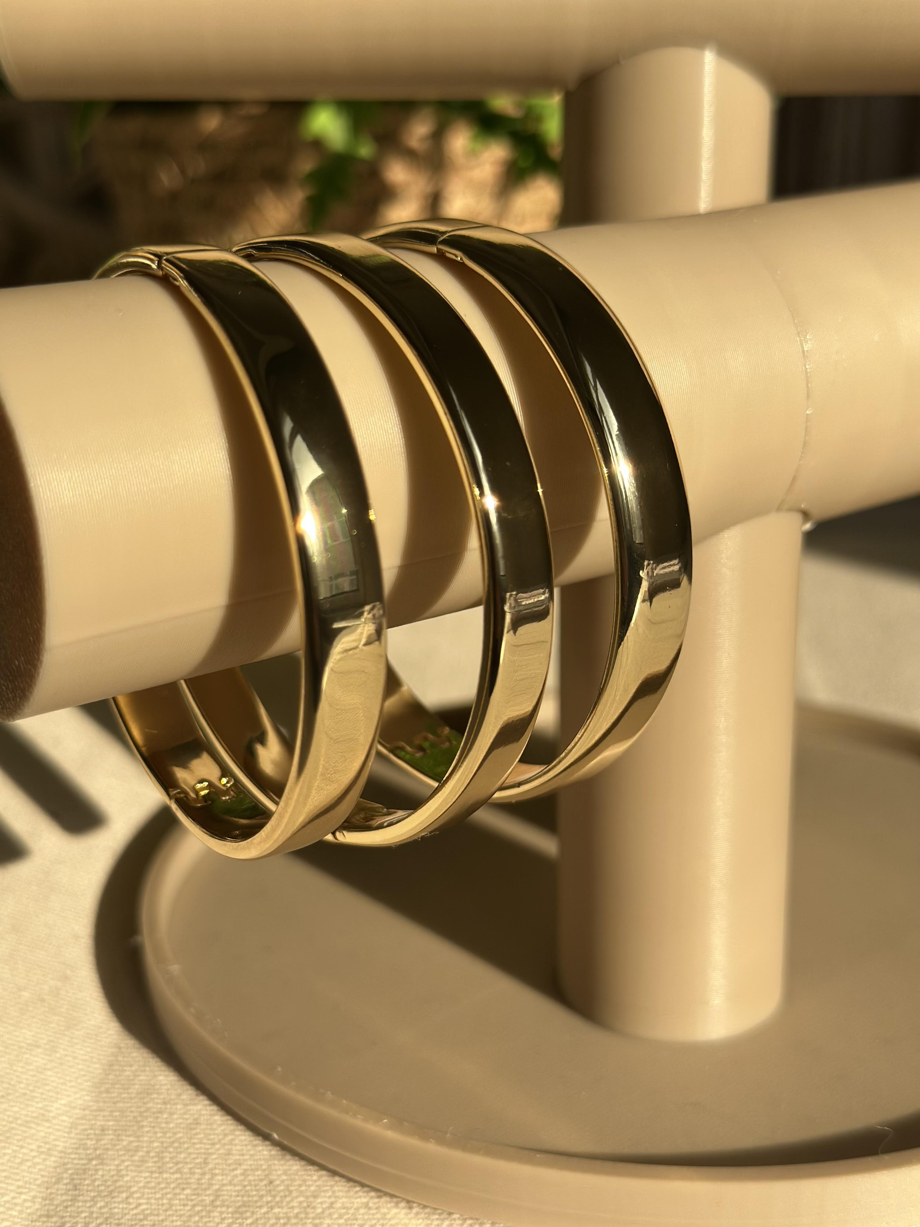 Xuping 14K Altın Rengi Kelepçe