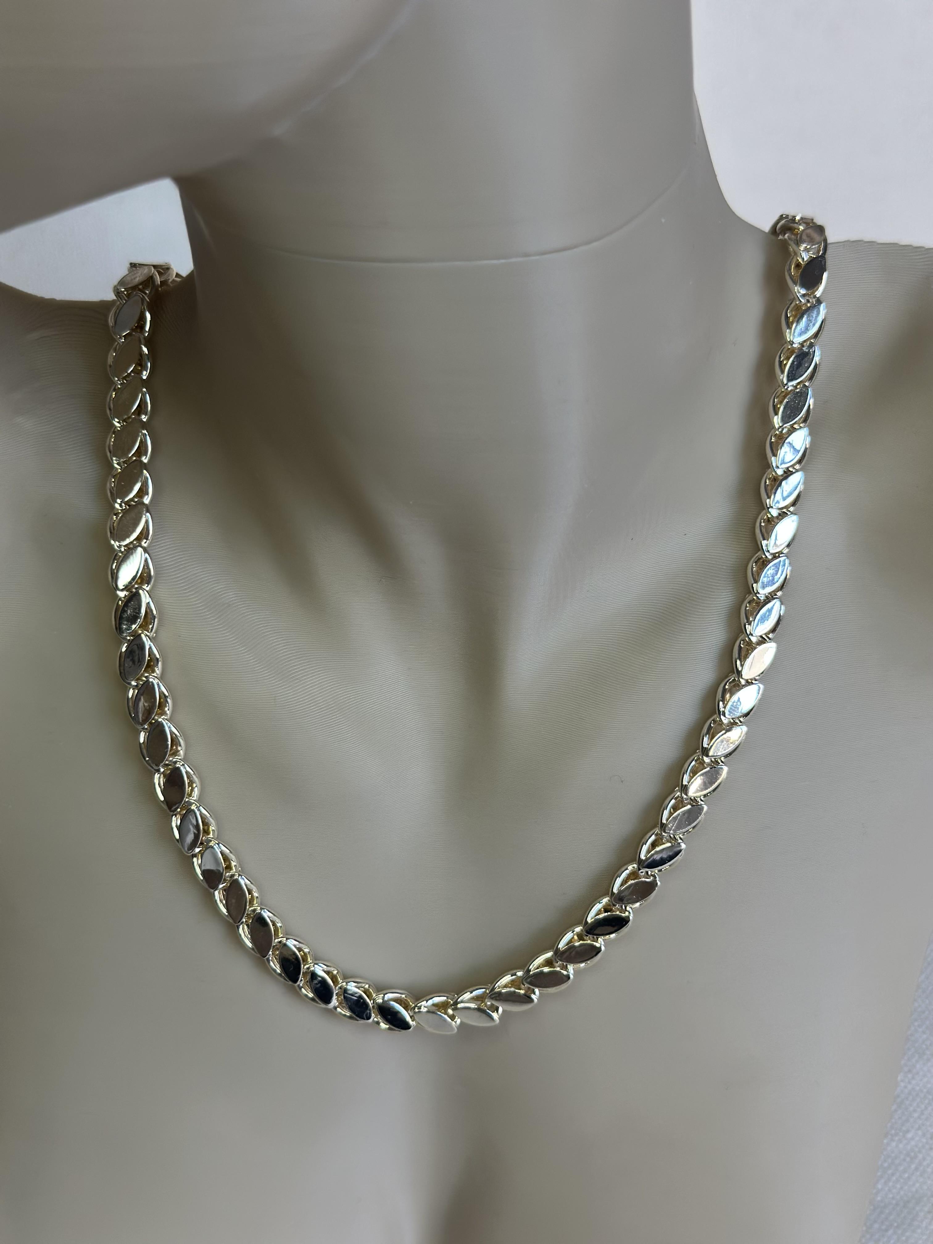 14K Arpa Zincir Kolye (60 CM)