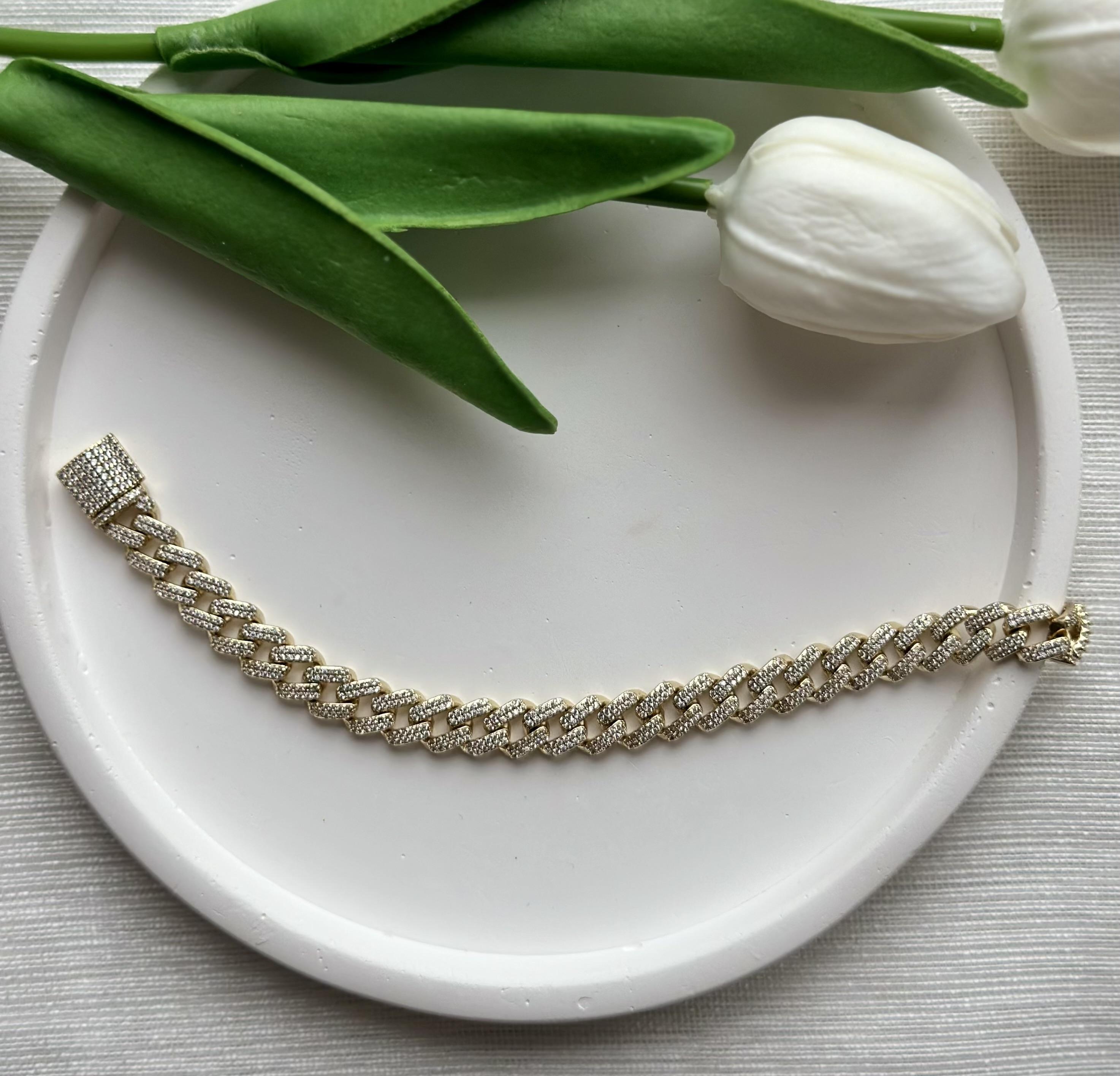 Xuping 14K Full Zirkon Taşlı Gurmet Bileklik