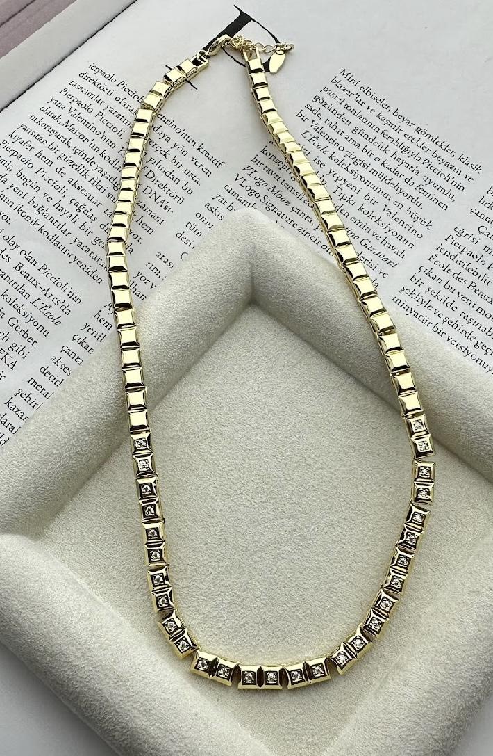VIP 14K Zirkon Kolye