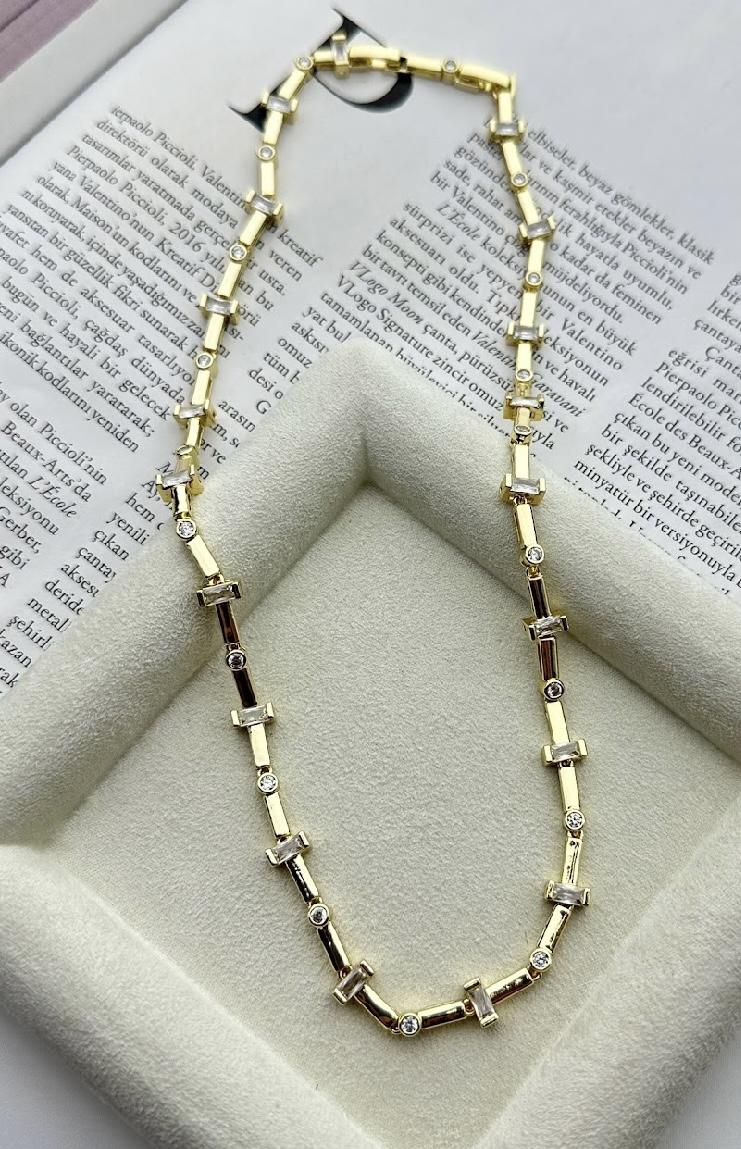 VIP 14K Zirkon Kolye