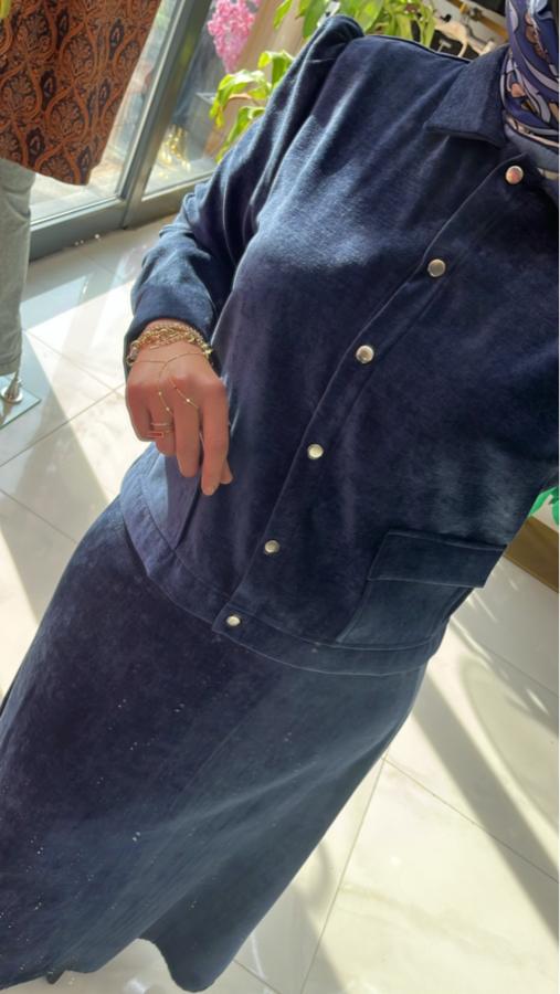 Kadife Etekli Takım