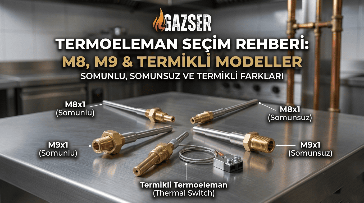 Doğru Termoeleman (Termokulp) Seçimi: M8, M9 ve Termikli Modeller Arasındaki Farklar