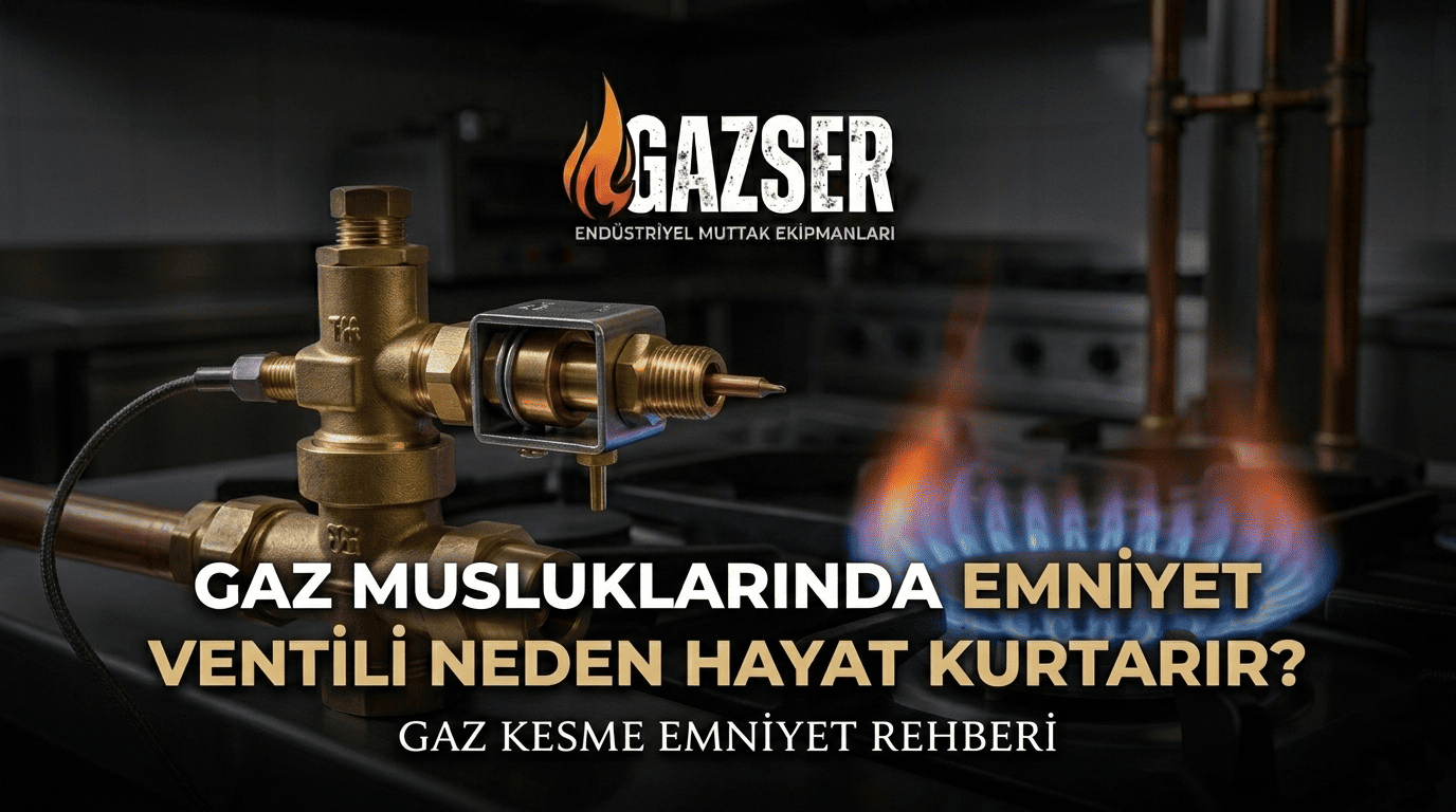 Gaz Musluklarında Emniyet Ventili Neden Hayat Kurtarır?