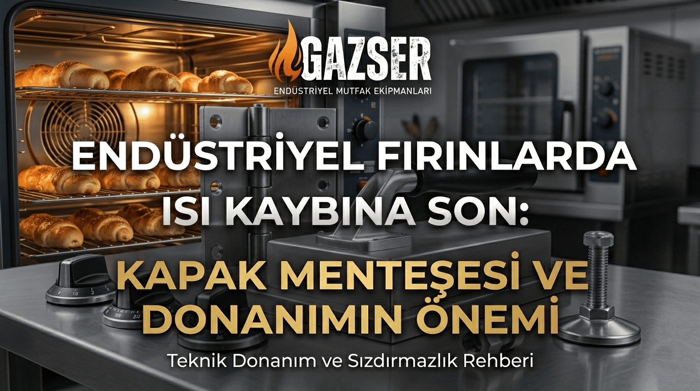 Endüstriyel Fırınlarda Isı Kaybına Son: Kapak Menteşesi ve Donanımın Önemi