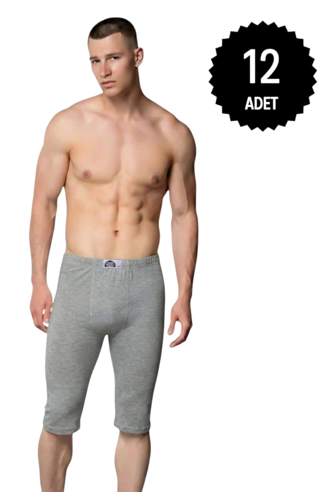 Gümüş 4021 Erkek Osmanlı Donu Gri 12 li Paket